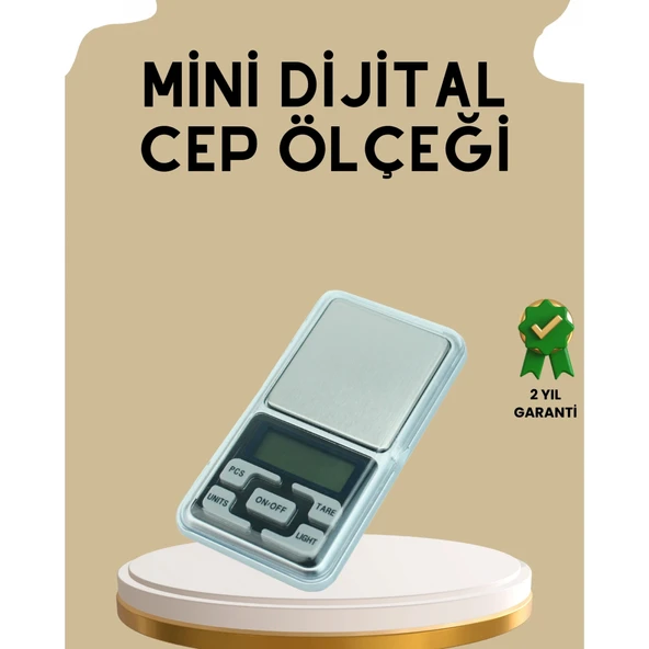 Kapaklı Dijital Cep Terazisi Hassasiyet 300 Gr ürün görseli 1