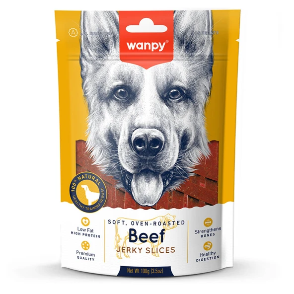 Wanpy Köpek Ödül Beef Jerky Slices ürün görseli 1