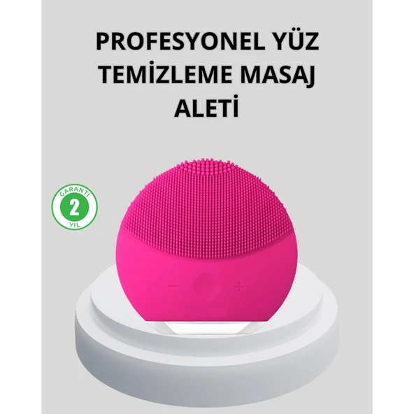 Şarjlı Su Geçirmez Yüz Temizleme ve Masaj Aleti – 3 Fonksiyonlu ürün görseli 1