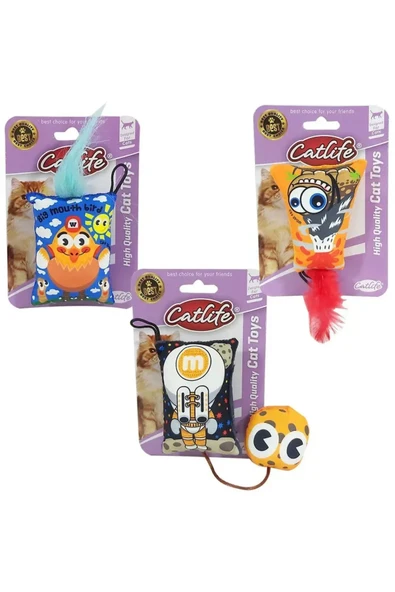 Catlife Sünger Bob Kedi Peluş Oyuncak ürün görseli 1