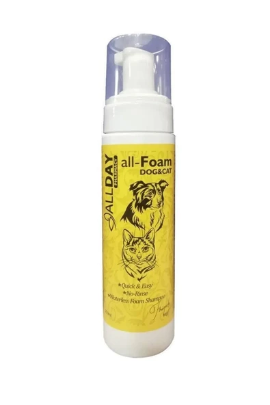 All Day All Foam Kedi Köpek Şampuan 200 Ml ürün görseli 1