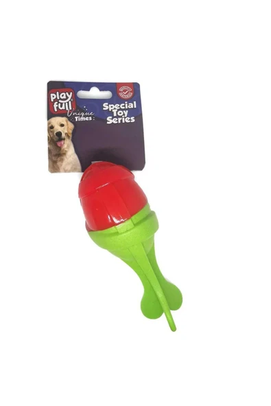 Öten Balık Şeklinde Plastik Köpek Oyuncağı 13x5 Cm ürün görseli 1