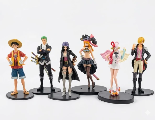 Robin One Piece 6lı Anime Figür Set 779L ürün görseli 1