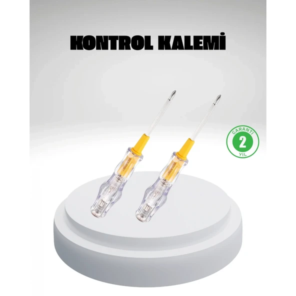 Elektrik Test Kalemi Neon Işıklı Nikel Kaplama 110-220V Dirençli ürün görseli 1
