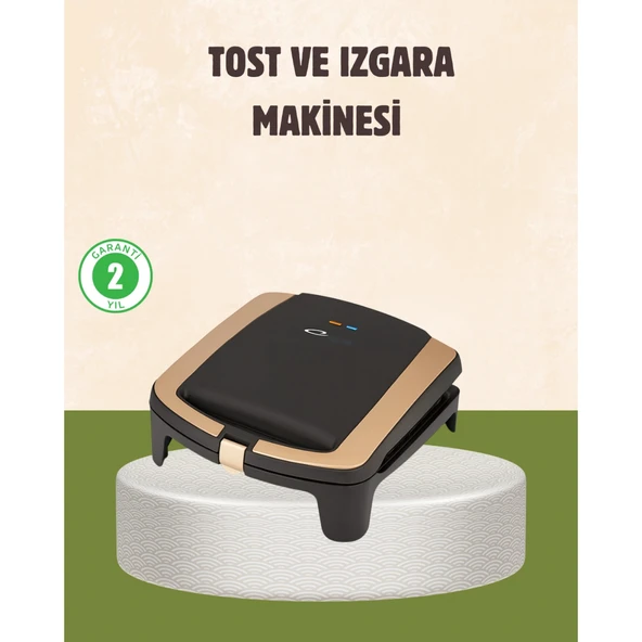 Tost Makinesi Isı Kontrollü 4 Dilim Kapasiteli ürün görseli 1