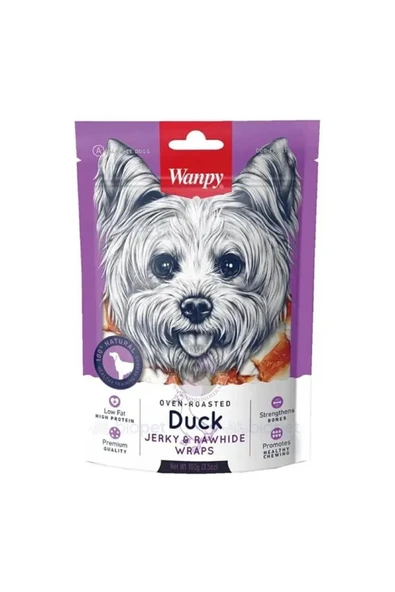 Wanpy Duck Jeryk Rawhide Wraps Köpek Ödül 100 Gr ürün görseli 1