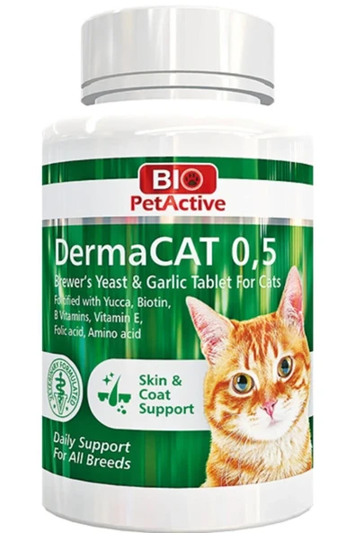 Bio Petactive Dermacat 0,5 Kedi 150 Tablet ürün görseli 1