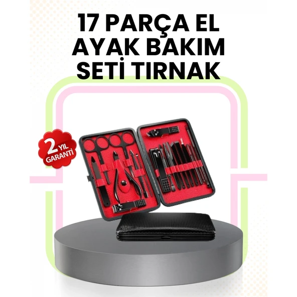 Kompakt ve Şık Tasarımlı 17 Parça Bakım Seti ürün görseli 1