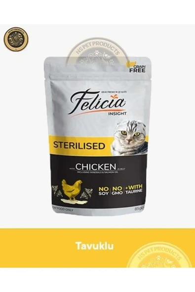 Felicia Kedi Pouch Kısır Tavuk ürün görseli 1