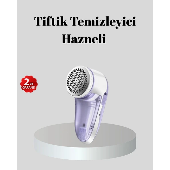 Şarjlı Tiftik Temizleyici – Çıkarılabilir Hazneli, Anti-Statik Fırçalı, USB Şarjlı ürün görseli 1