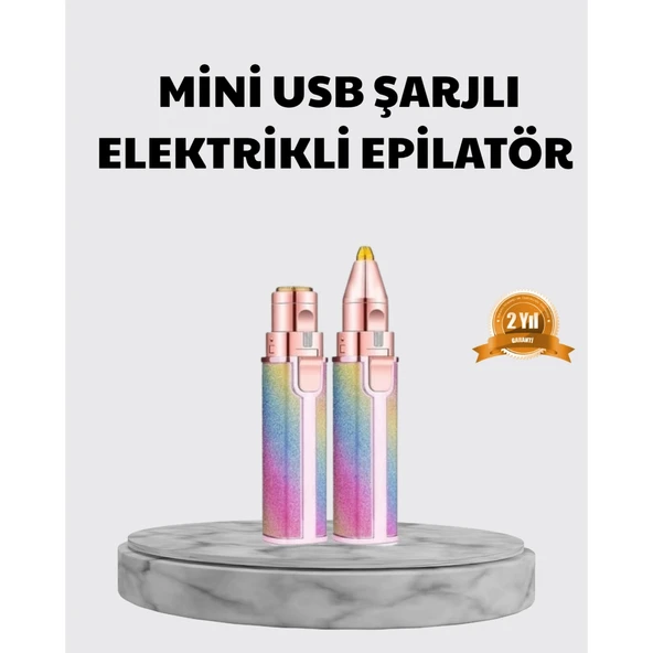 Mini Yüz ve Kaş Epilatörü – 8000 RPM Güçlü Motor ve Paslanmaz Çelik Başlık ürün görseli 1
