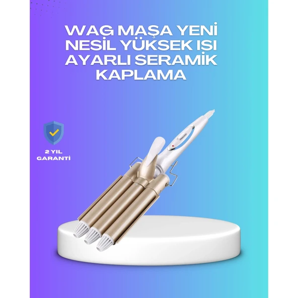 Hızlı Isınan Şarjlı Saç Kıvırıcı Maşa ürün görseli 1