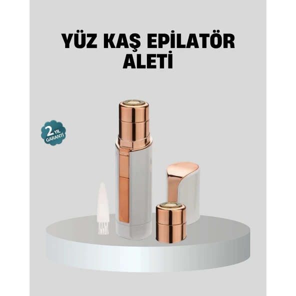 Kadınlar İçin Yüz ve Kaş Epilatörü – Hassas Cilt Dostu, Pil ile Çalışan, Taşınabilir ve Şık Tasarım ürün görseli 1