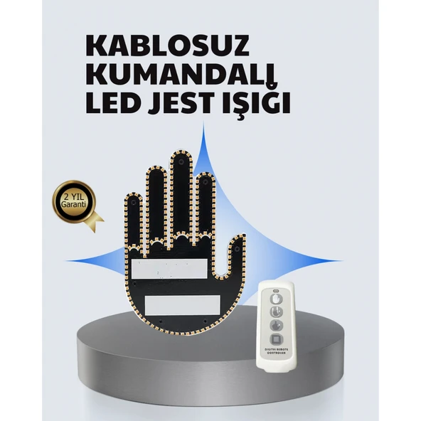Uzaktan Kumandalı Çok Fonksiyonlu Araç Led Işığı ürün görseli 1