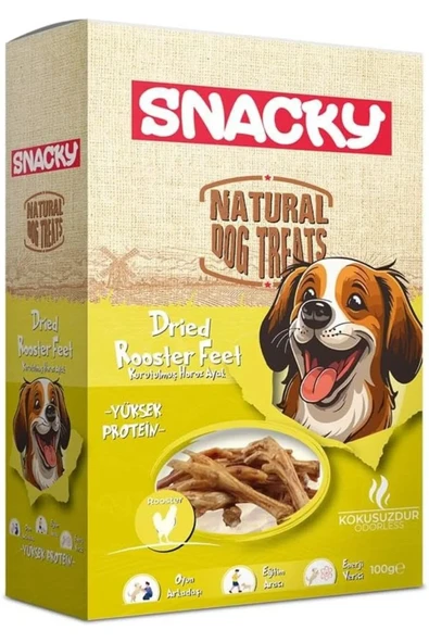 Snacky Köpek Sakatat Kurutulmuş Horoz Ayak ürün görseli 1