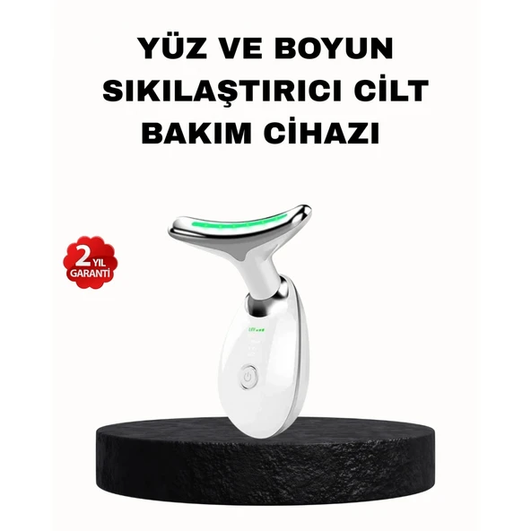 EMS Mikro Akım Yüz ve Boyun Sıkılaştırıcı Cihaz 7000 VPM Titreşim Isı Terapili ürün görseli 1