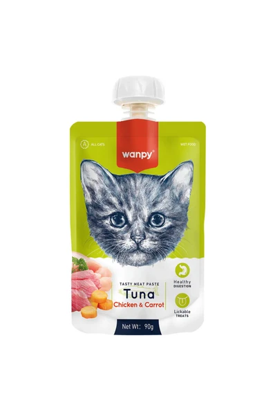 Wanpy Ton Havuç Kedi Et Ezmesi 90 Gr ürün görseli 1
