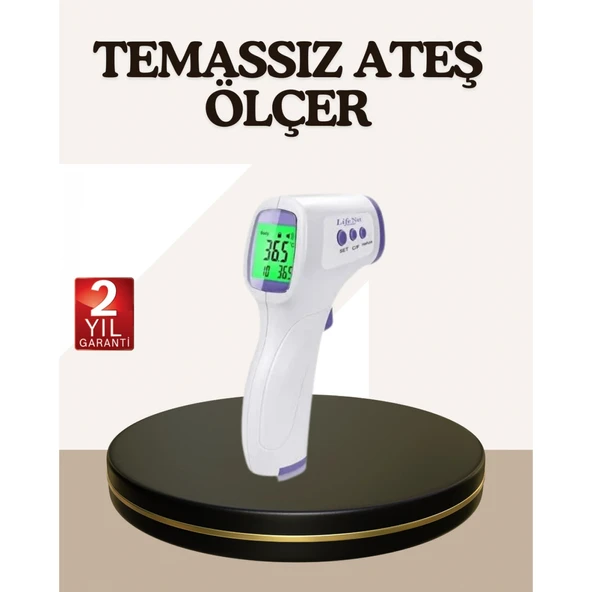 Kızılötesi Alından Temassız Ateş Ölçer Akıllı Sesli Uyarı ürün görseli 1