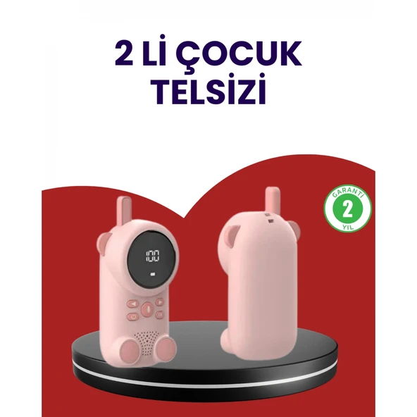 Uzun Menzilli Bebek Telsizi – VOX Modlu, Renkli LCD Ekranlı ürün görseli 1