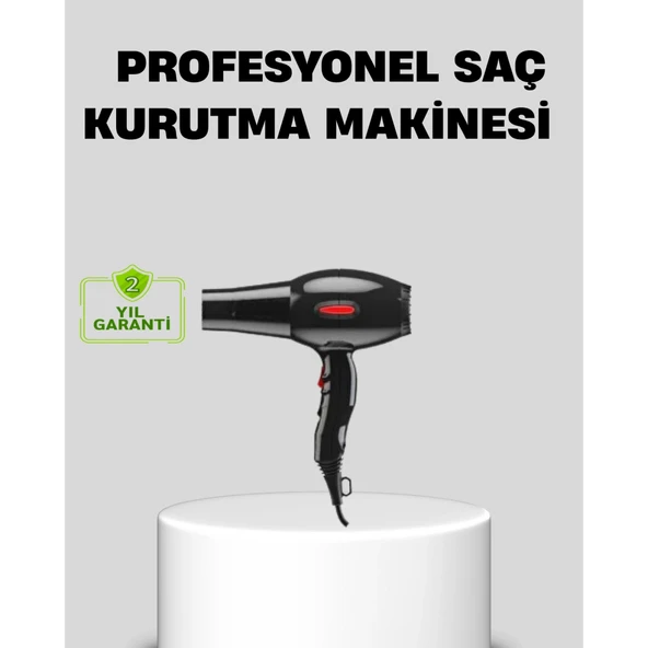 2200 Watt Profesyonel Saç Kurutma Makinesi AC Motorlu Yüksek Performanslı ürün görseli 1