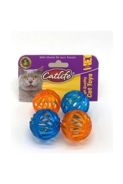 Catlife Zilli Kedi Oyuncağı 4 lü Paket - 202357 ürün görseli 1