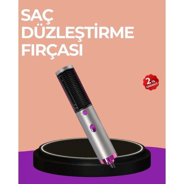 Hacim Veren ve Saç Elektriklenmesini Önleyen Sıcak Hava Fırçası ürün görseli 1