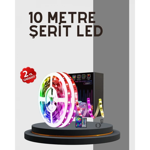Su Geçirmez 10M Smart Şerit Led TV Arkası ve Oda Dekorasyonu İçin ürün görseli 1