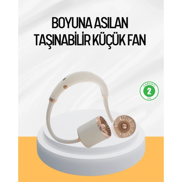 Katlanabilir Asılabilir Fan USB Şarjlı Hafif ve Sessiz Tasarım ürün görseli 1