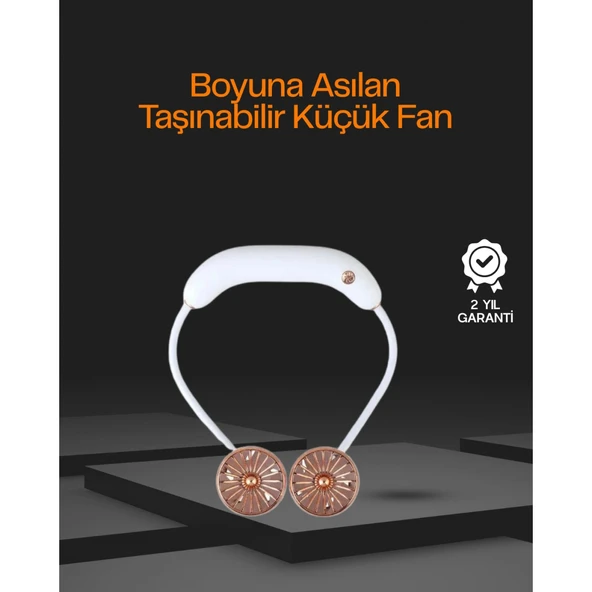 5 Kanatlı Sessiz Mini Fan 3 Vitesli Katlanabilir Asılabilir ürün görseli 1