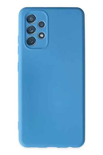 Newface Samsung Galaxy A13 4G Kılıf Nano içi Kadife Silikon - Mavi ürün görseli 1