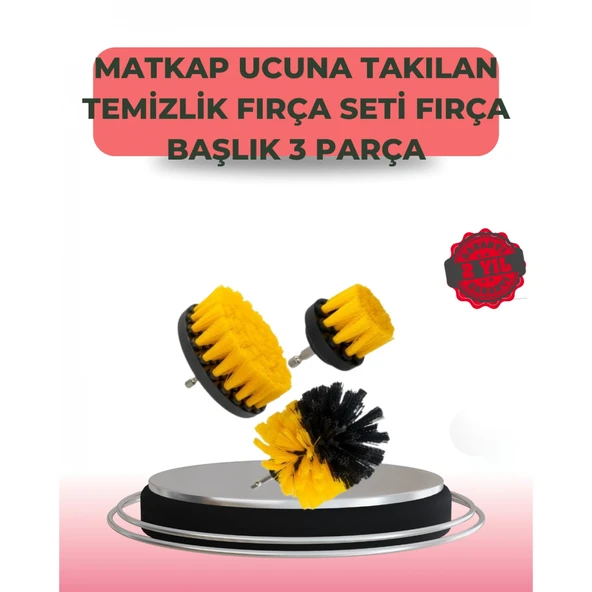 3 Parça Matkap Ucu Temizlik Fırçası Dayanıklı Naylon Kıllı ürün görseli 1