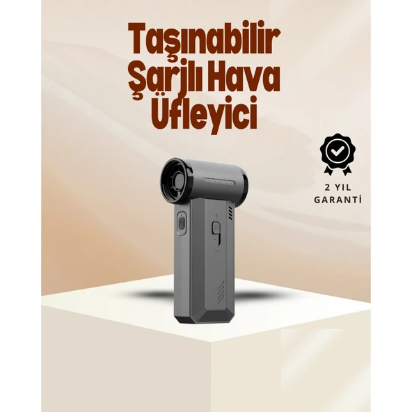 Yüksek Hızlı Kablosuz El Tipi Hava Üfleme Temizlik Cihazı ürün görseli 1