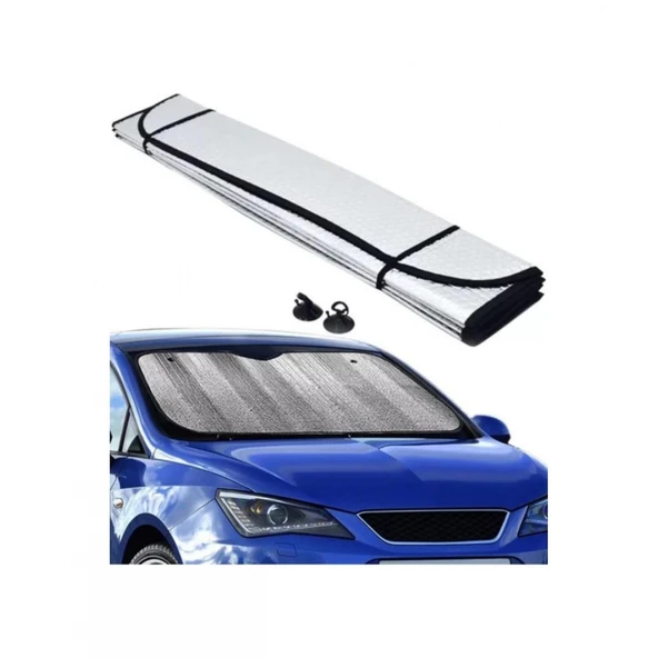 Isı ve UV Koruyucu Oto Ön Cam Güneşlik Dacia Duster Peugeot 3008 Skoda Superb Nissan Qashqai ürün görseli 1