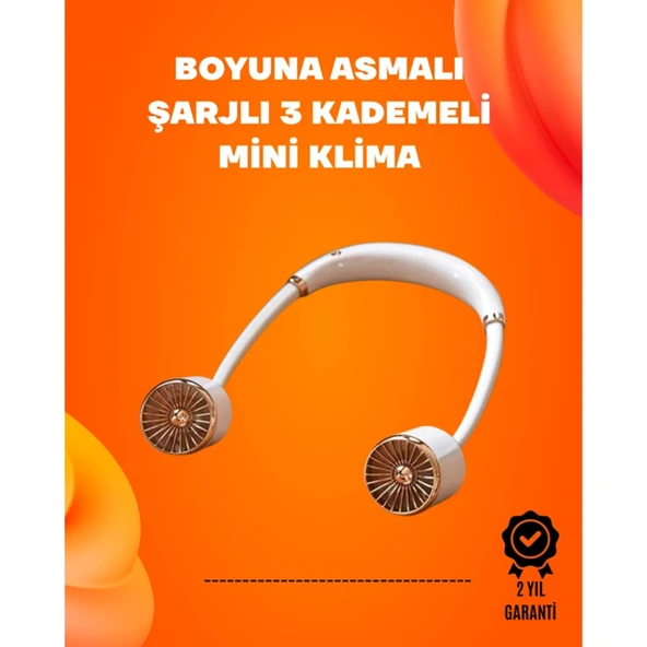 Katlanabilir Asılabilir Fan | USB Şarjlı, 3 Vitesli Sessiz Mini Fan ürün görseli 1