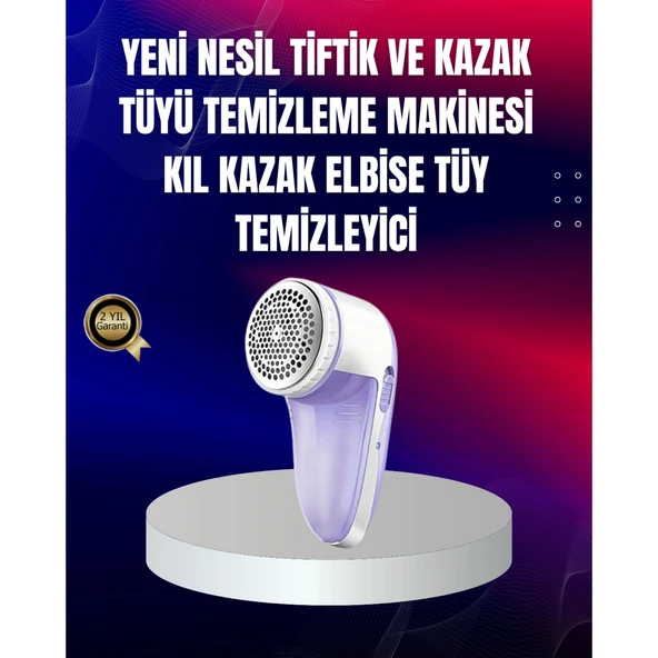 Tüy ve Tiftik Temizleyici – 3 Bıçaklı, 200ml Kapasiteli ürün görseli 1