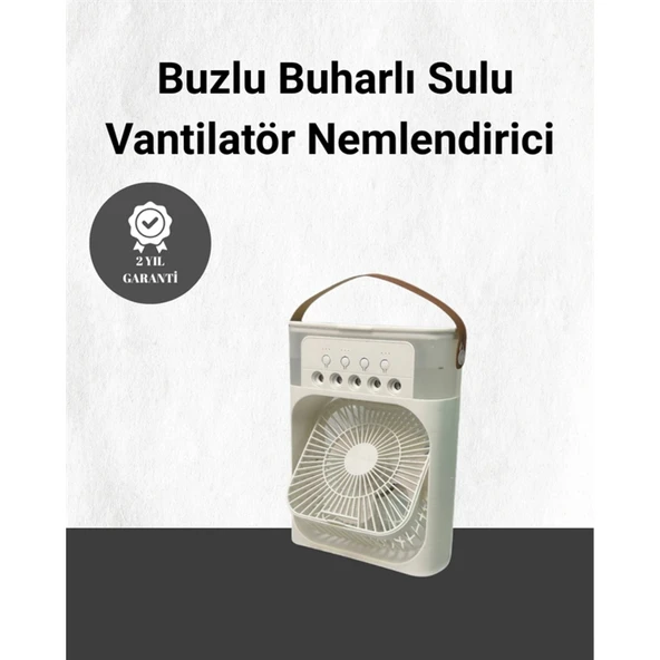 Spreyli Mini Masaüstü Fan | 500ML Su Hazneli, 3 Kademeli Soğutucu ürün görseli 1