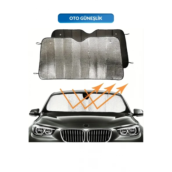 Katlanabilir Ön Cam Güneşlik Isı Önleyici Araç Perdesi Volkswagen Passat Peugeot 3008 Skoda Superb Nissan Qashqai ürün görseli 1