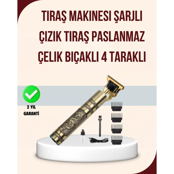 Titreşim Motorlu Erkek Saç ve Sakal Düzeltici ürün görseli 1
