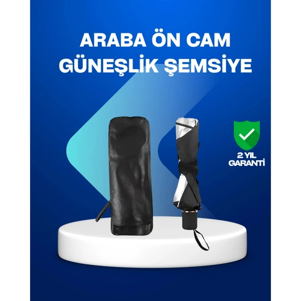 Yüksek Kaliteli Cam Elyaf İskeletli Araba Şemsiyesi – Tüm Araçlara Uygun ürün görseli 1