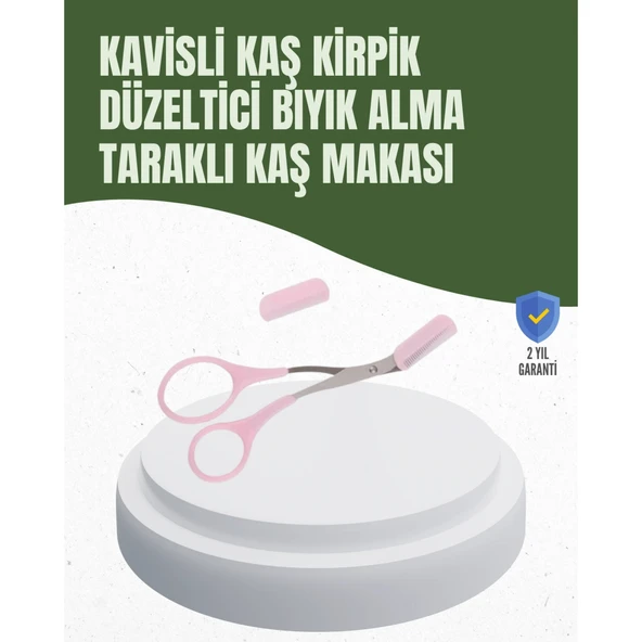 Hassas Kesim İçin Kavisli Yüz Bakım Makası ürün görseli 1