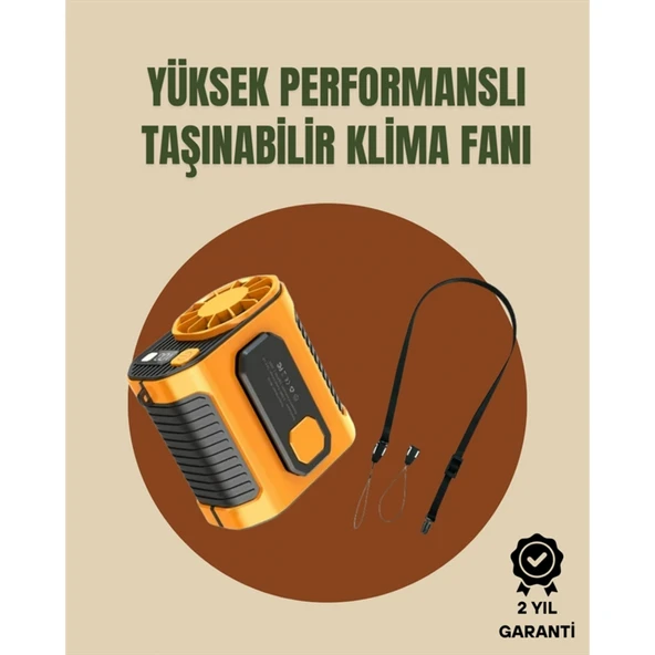 Taşınabilir USB Şarjlı Turbo Fan – 3 Modlu Soğutma, Hafif & Kompakt ürün görseli 1