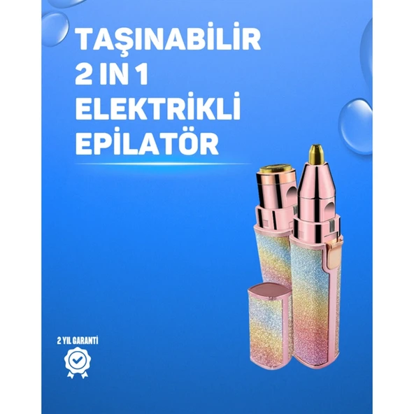Kaş ve Yüz Epilation Aleti – Kolay Kullanımlı, Portatif Shaver USB Şarjlı ürün görseli 1