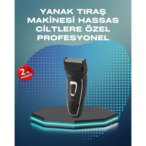 Kablosuz Kuru Tıraş Makinesi Folyo Başlıklı ürün görseli 1