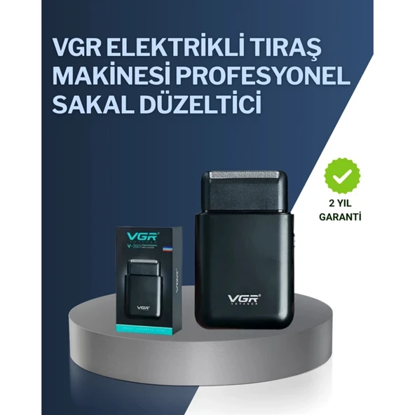 5 W Güçlü USB Şarjlı Sakal Şekillendirici – İki Başlıklı, Su Geçirmez Tasarım ürün görseli 1