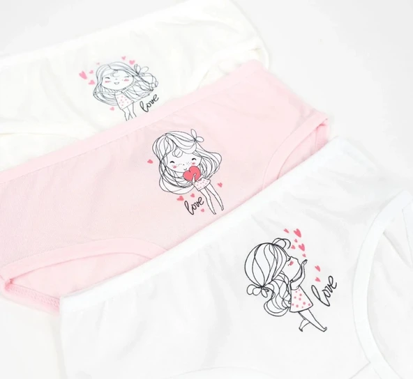 Kız 3lü Slip K128666 (tek adet fiyatıdır) ürün görseli 1