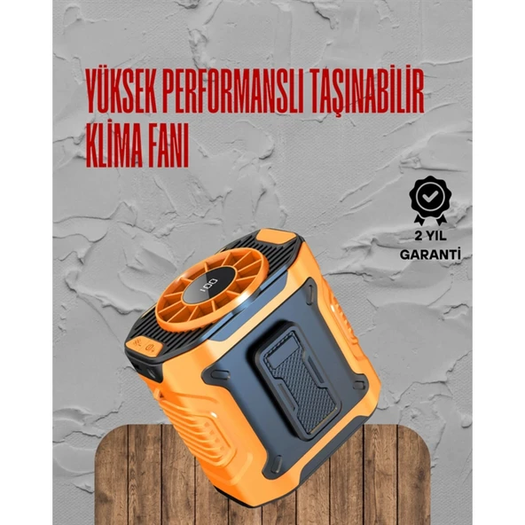 Turbo Mini Fan – Dijital Ekranlı, Sessiz & Şarjlı Serinlik! ürün görseli 1