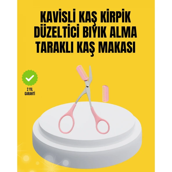 Kaş, Kirpik ve Tırnak Çevresi Temizliği İçin Çok Fonksiyonlu Makas ürün görseli 1