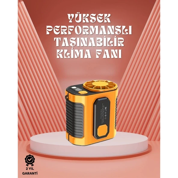 Sessiz Turbo Fan – Kamp, Spor, Ofis İçin Taşınabilir Mini Soğutucu ürün görseli 1