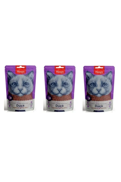 Wanpy Gerçek Ördek Fileto Kedi Ödül 80 gr X 3 Adet ürün görseli 1