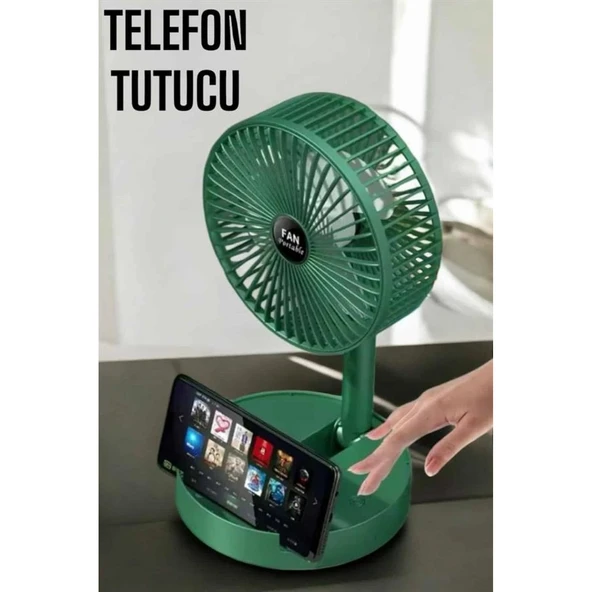Soğutucu Vantilatör Telefon Standlı Mini Fan ürün görseli 1